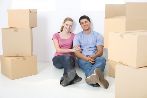 Removal company helping with a local move in Canning Town