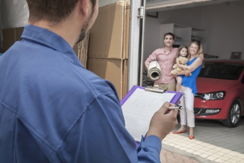 Local van service helping with boxes and household items