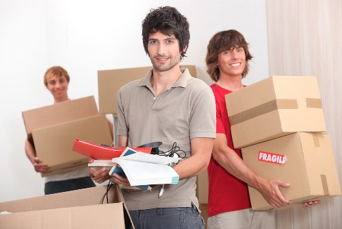 Household removals and loading assistance in a van