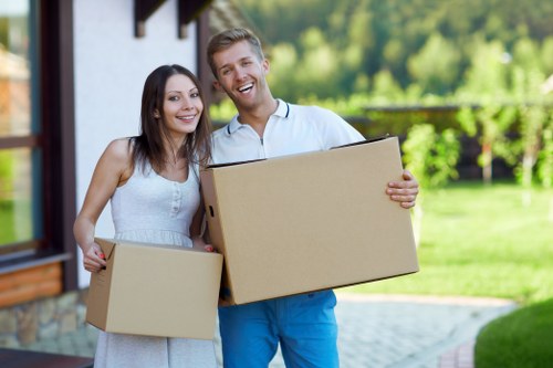 Office relocation setup and transport for a business move in East London