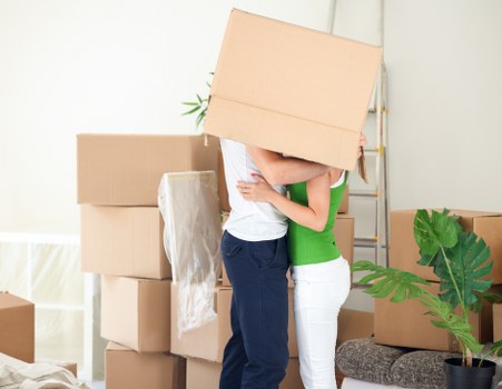 Professional movers handling office relocation in Canning Town