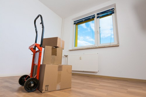 Local movers handling furniture and boxes in Canningtown