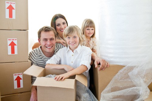 Local moving truck and furniture loading in Canningtown